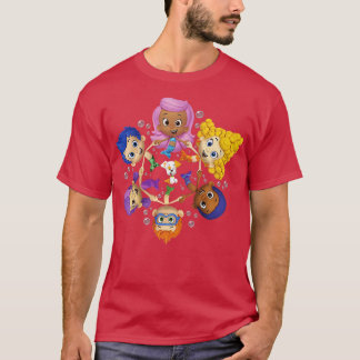 Bubble Guppies Synchronized Swimming Circle Portra T Shirt