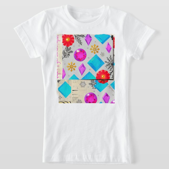 Bubble Joy Kids T-Shirt – Färgglad och Glad Konst (Laydown)
