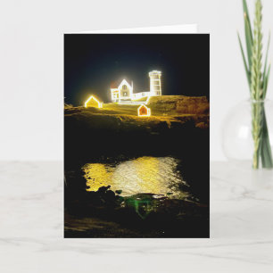 Bubble Lighthouse Photo Blank Hälsning Kort