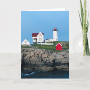 Bubble Lighthouse Photo Blank Hälsning Kort