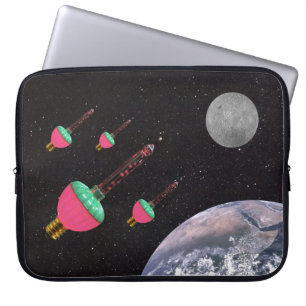 Bubble Ljus i rymden Laptop Fodral
