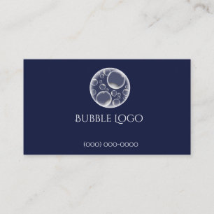 Bubble Logotyp Business Card-mall Visitkort