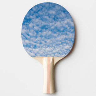 Bubble Mammatus Clouds Blå himmel Fotograph 2-Side Pingisracket