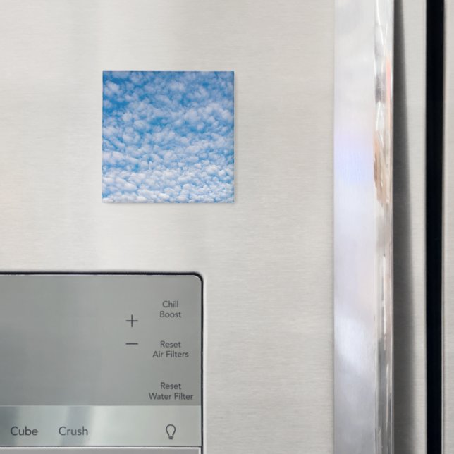 Bubble Mammatus Clouds Blå himmel Natur Fotography Magnet (In Situ (Fridge))