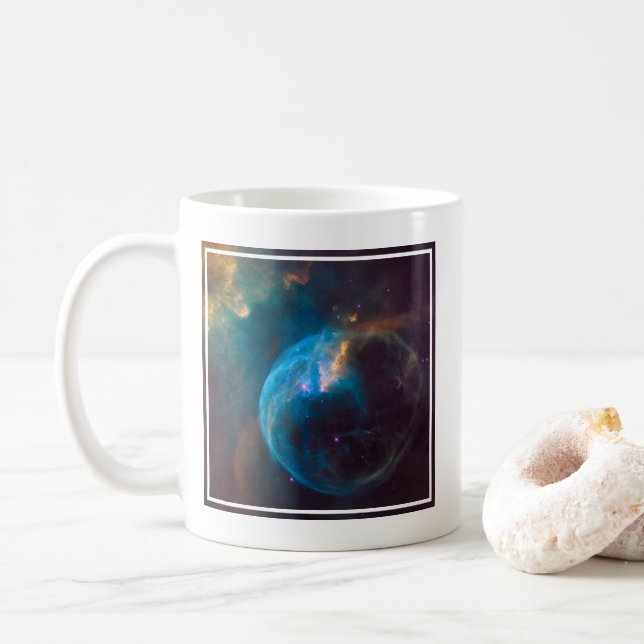 Bubble Nebula, NGC 7635. Kaffemugg (Med munk)