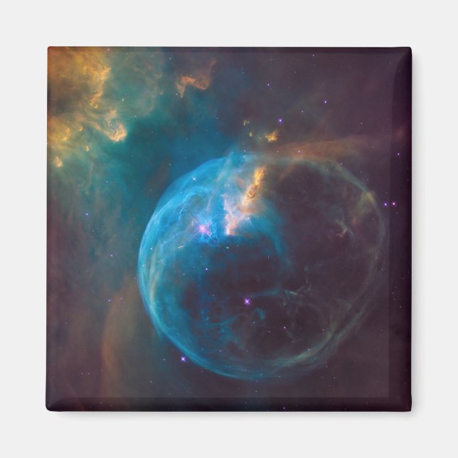 Bubble Nebula, NGC 7635. Magnet (Framsidan)