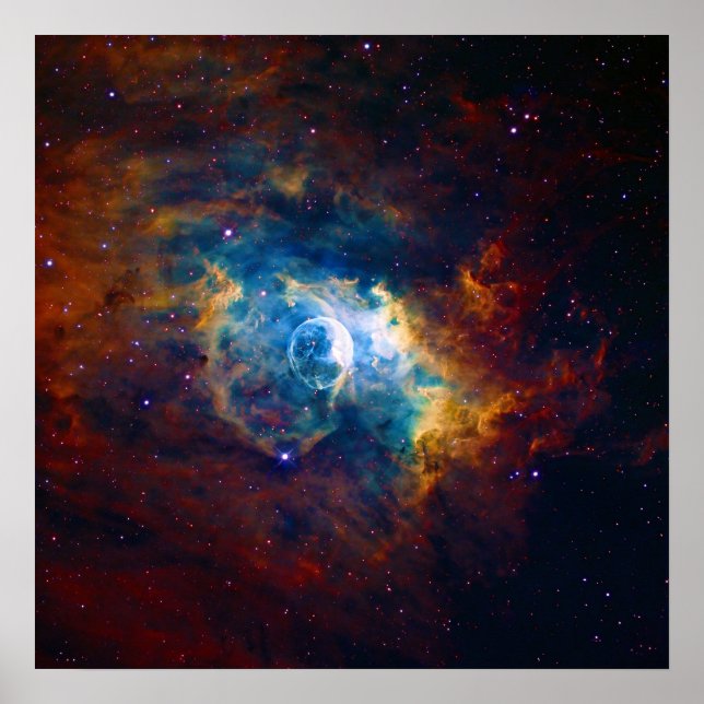 Bubble Nebula NGC 7635 Sharpless 162 Poster (Framsidan)