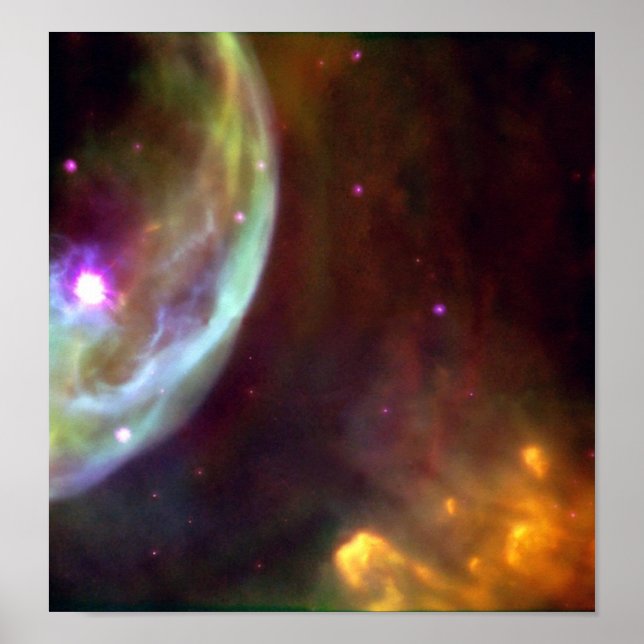 Bubble Nebula Poster (Framsidan)