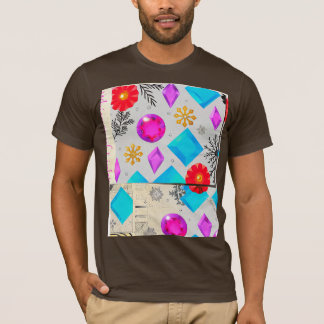 Bubble Pattern Joy – Färgharmoni T-shirt