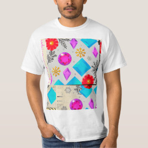 Bubble Pattern Pop Tröja – Glädjefull Abstrakt Kon
