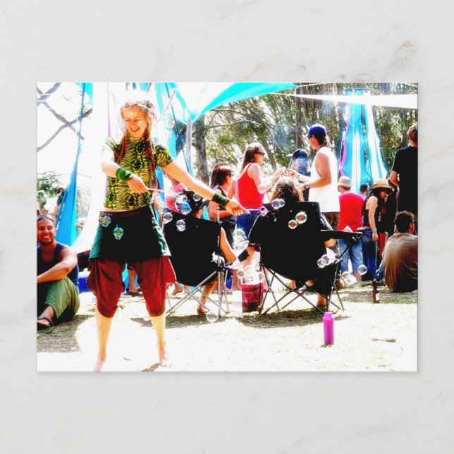 Bubble Roligt POSTCARD Vykort (Framsida)