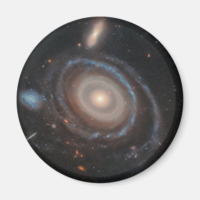 Bubble Space Telescope Bullseye Galaxy Magnet (Framsidan)