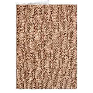 Bubble Sticka Stitch Mönster av Shirley Taylor Hälsningskort