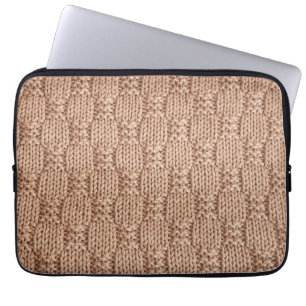 Bubble Sticka Stitch Mönster av Shirley Taylor Laptop Fodral