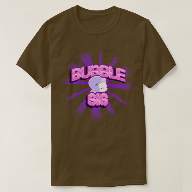 Bubble Syrran Bubble Babes Inspired Log T Shirt (Design framsida)