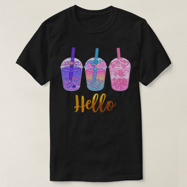Bubble Tea 71 T Shirt (Design framsida)