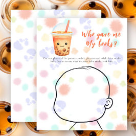 Bubble tea baby shower - Vem gav mig mitt utseende