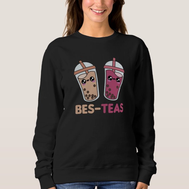 Bubble Tea Best Friends Party Partner Boba T Shirt (Framsida)