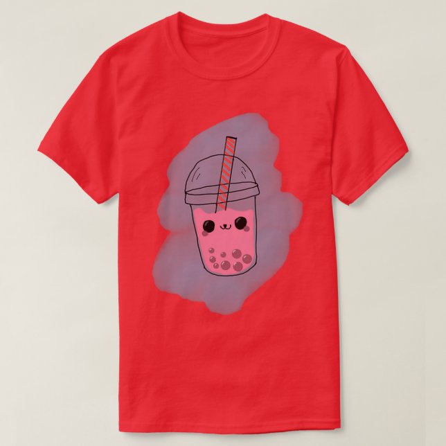Bubble Tea Boba T Shirt (Design framsida)