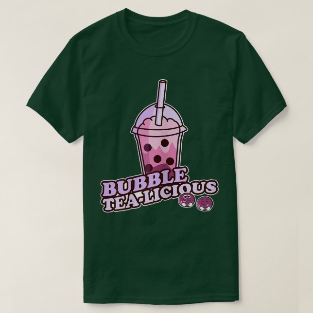 Bubble Tea Cute Boba Tea T Shirt (Design framsida)