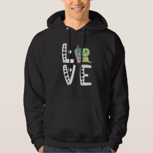 Bubble Tea Dinosaurs Cute Boba Tea Dino Sweet Drin Hoodie