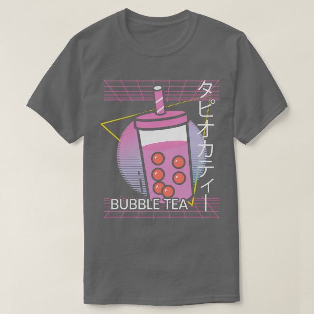 Bubble Tea Drinker Tapioca Pearl Mjölk Boba Tea 4 T Shirt (Design framsida)