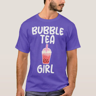 Bubble Tea Girl Humous Print for Boba Tea Girls T Shirt