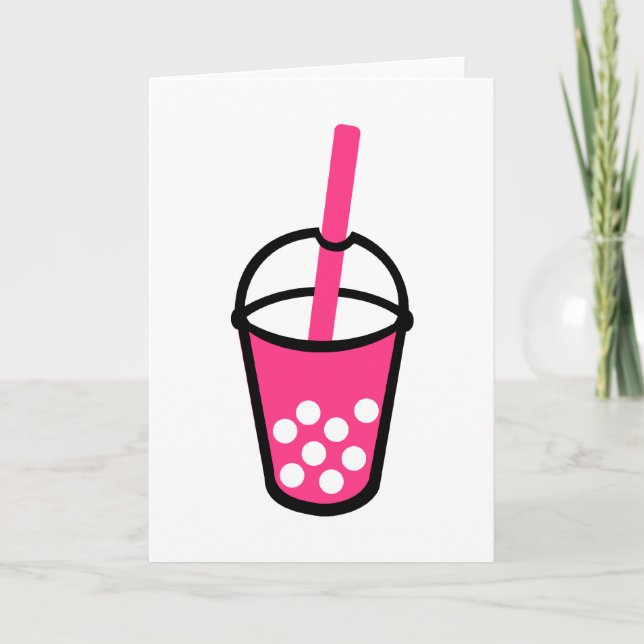 Bubble Tea Kort (Framsida)