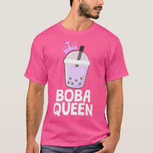 Bubble Tea Krona Boba Queen Tea Cult Drink Premium T Shirt