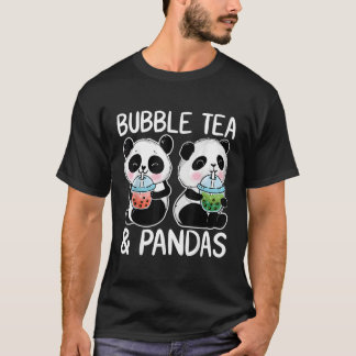 Bubble Tea och Pandas Boba Tea Kawaii Panda T Shirt