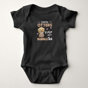 Bubble Tea Otter with Chocolate Cute Animals T Shirt