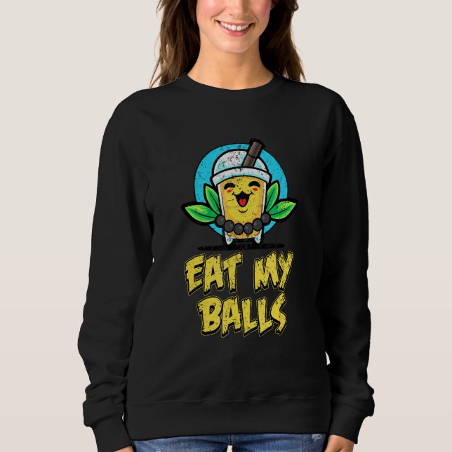 Bubble Tea Pearls Bubble Tea gör mig Lycklig Boba  T Shirt (Framsida)