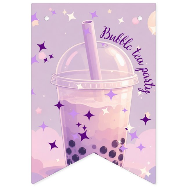 bubble tea rymsgirlang banner vimplar (Första flaggan)