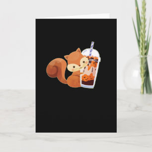 Bubble Tea Squirrel Kort