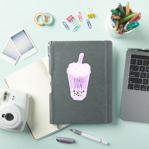 Bubble tea taro-dekal klistermärken