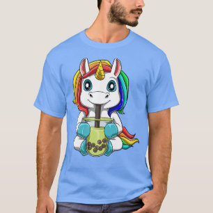Bubble Tea Unicorn Boba Tea 528 T Shirt