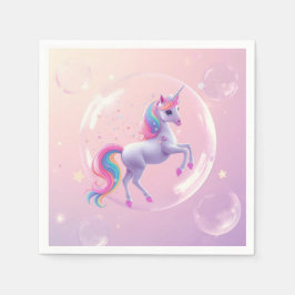 Bubble Unicorn Pappersservett