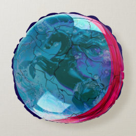 Bubble Unicorn Pillow Rund Kudde