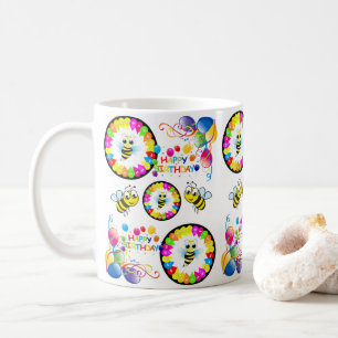 Bubblebee grattis på födelsedagen Mugg