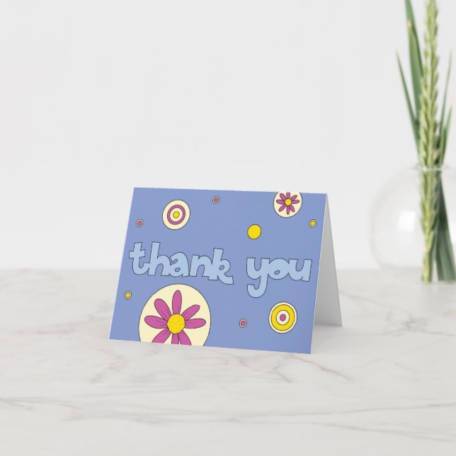 BubbleFlower Tack Kort (Framsida)