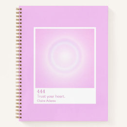 Bubblegum Aura Swatch Änglanummer Anteckningsbok