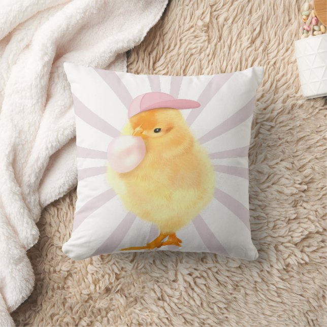 Bubblegum Baby Chick Kudde (Filt)