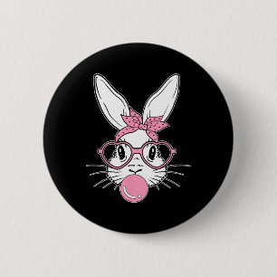 Bubblegum Bandana Gles Girls Påsk-dagen i Bunny An Knapp