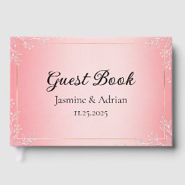 Bubblegum Blush Wedding Gästböcker