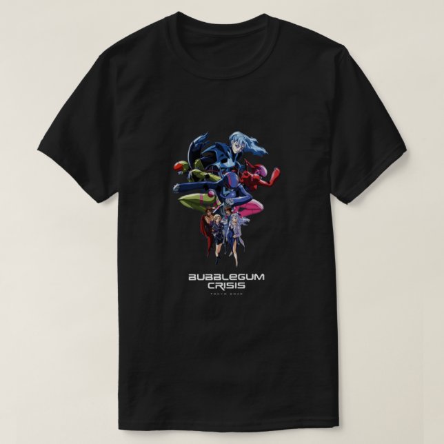 Bubblegum Crisis Tokyo 2040 Classic T Shirt (Design framsida)