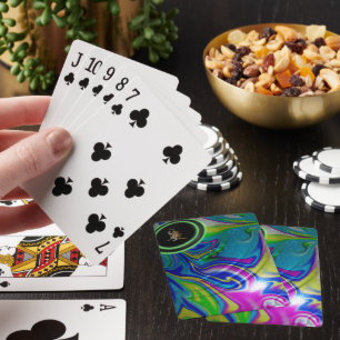 Bubblegum Gräsmatta Bowl, skiva på uppspelningskor Casinokort