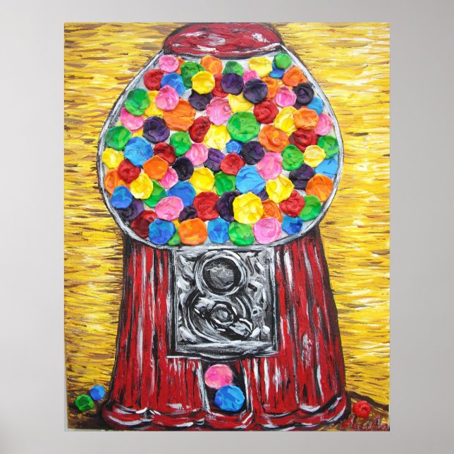 Bubblegum Maskin Poster (Framsidan)