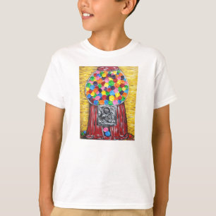 BUBBLEGUM-MASKINUTSLAGSPLATS T-SHIRT