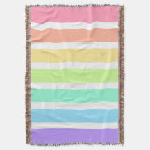 Bubblegum regnbåge och vitt rand