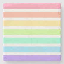 Bubblegum regnbåge och vitt rand